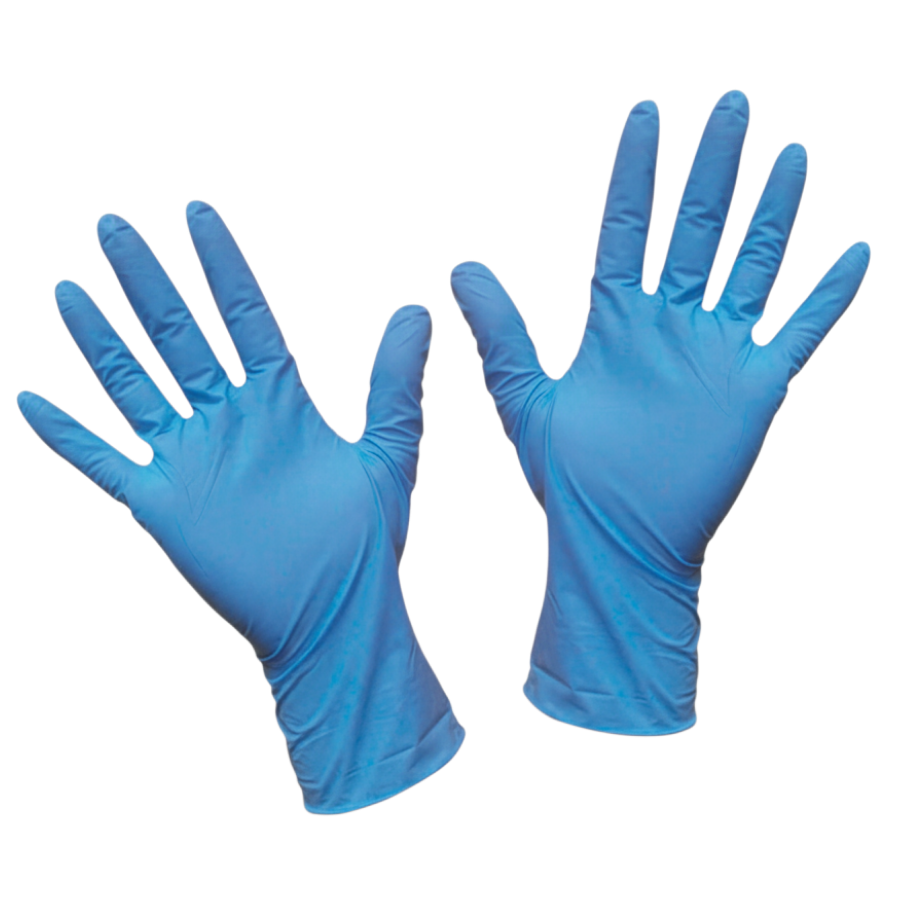 Guante Nitrilo Desechable Azul